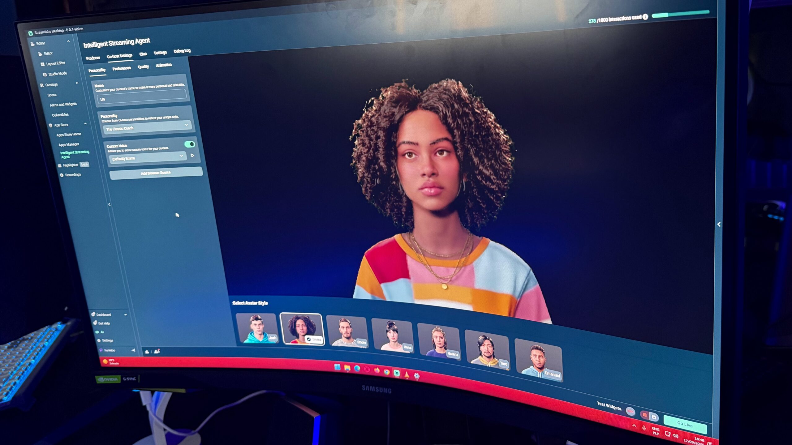 دستیار هوش مصنوعی برای استریم بازی