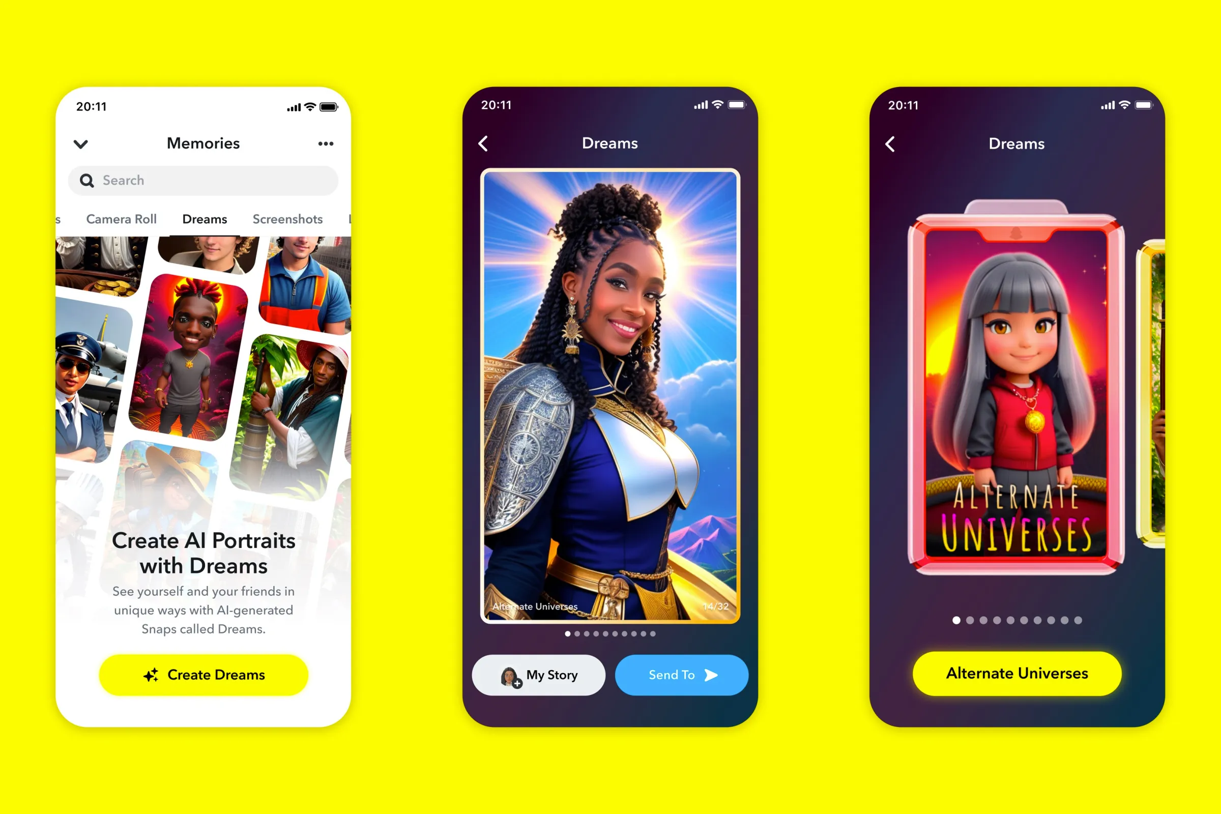 لنز ایمجین اسنپ چت - بخش 3