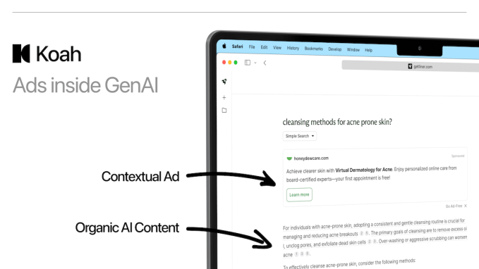 تبلیغات در اپلیکیشنهای هوش مصنوعی