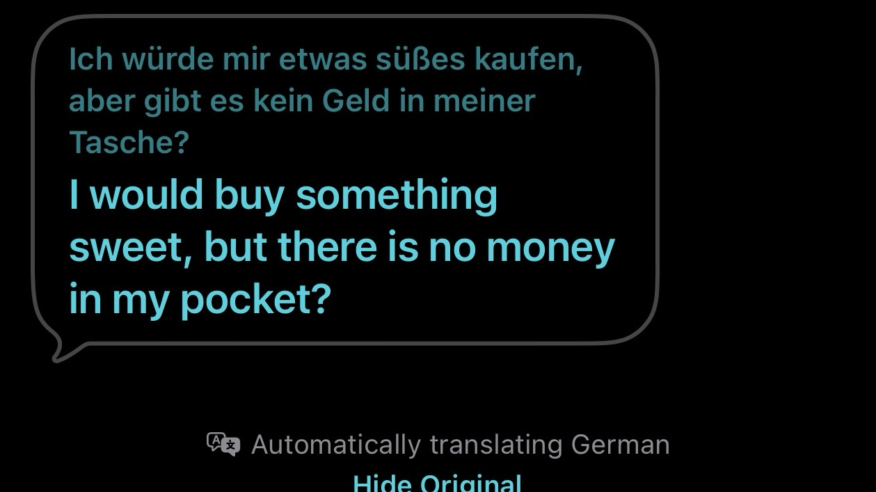 ترجمه زنده در iOS 26 - بخش 5