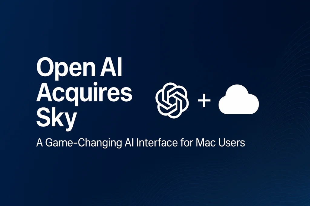 خرید Sky توسط OpenAI