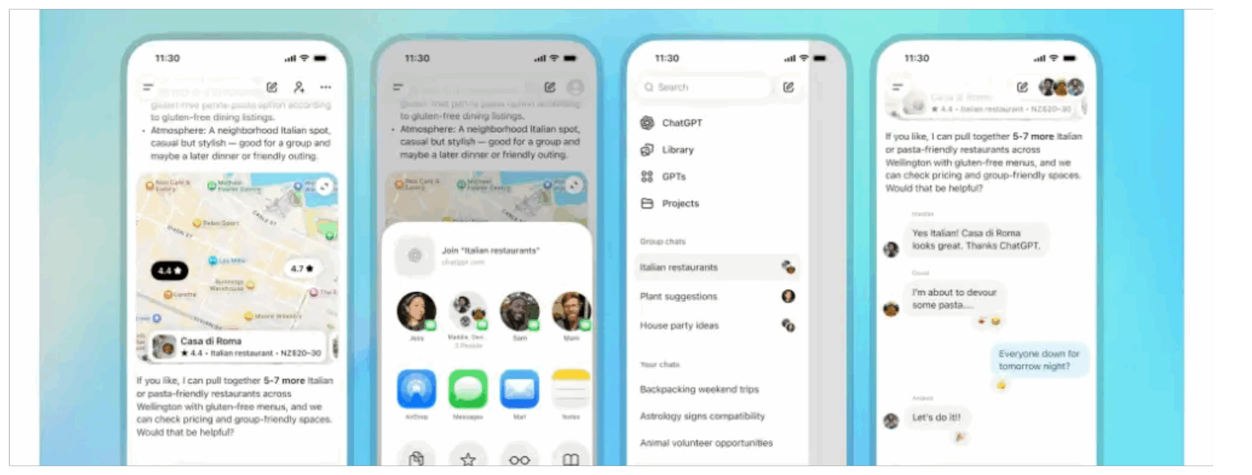 چت گروهی ChatGPT