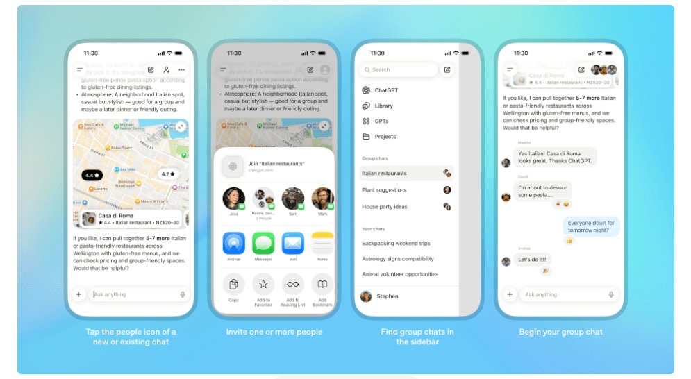 چت گروهی ChatGPT: تحولی نوین در ارتباطات دیجیتال