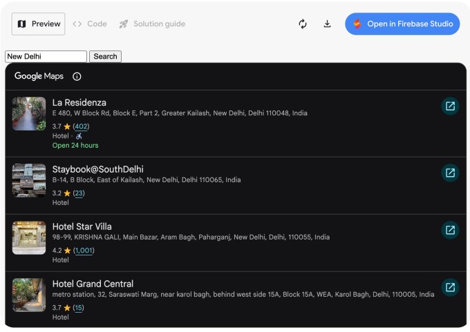 ابزارهای هوش مصنوعی گوگل مپ